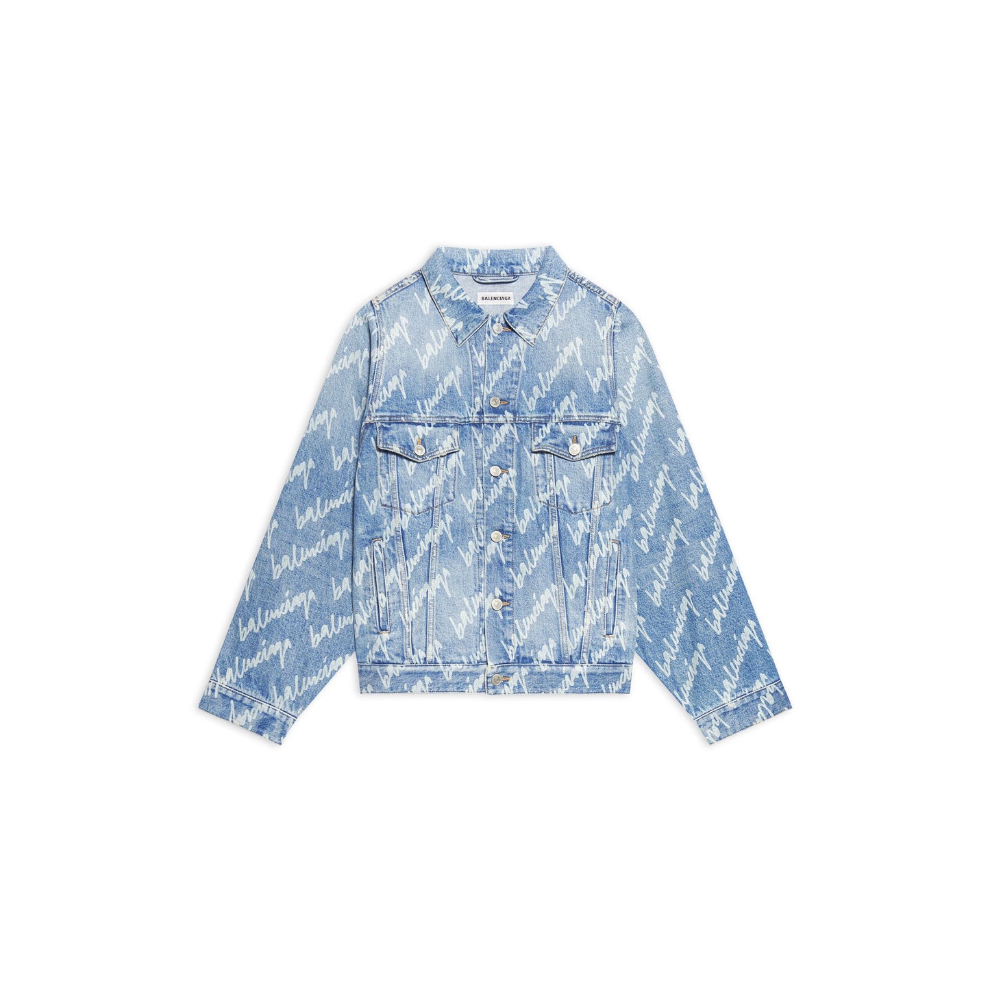 ALLOVER LOGO OVERSIZED JACKET