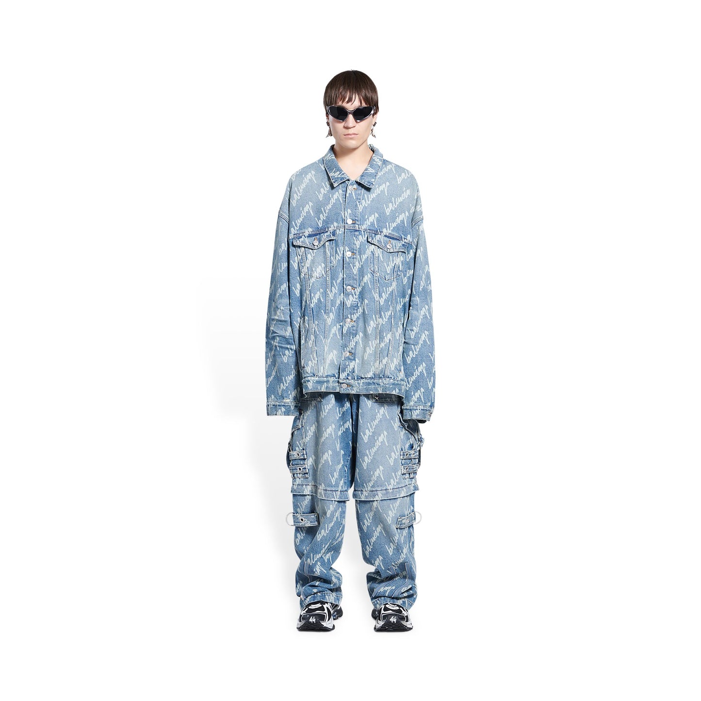 ALLOVER LOGO OVERSIZED JACKET