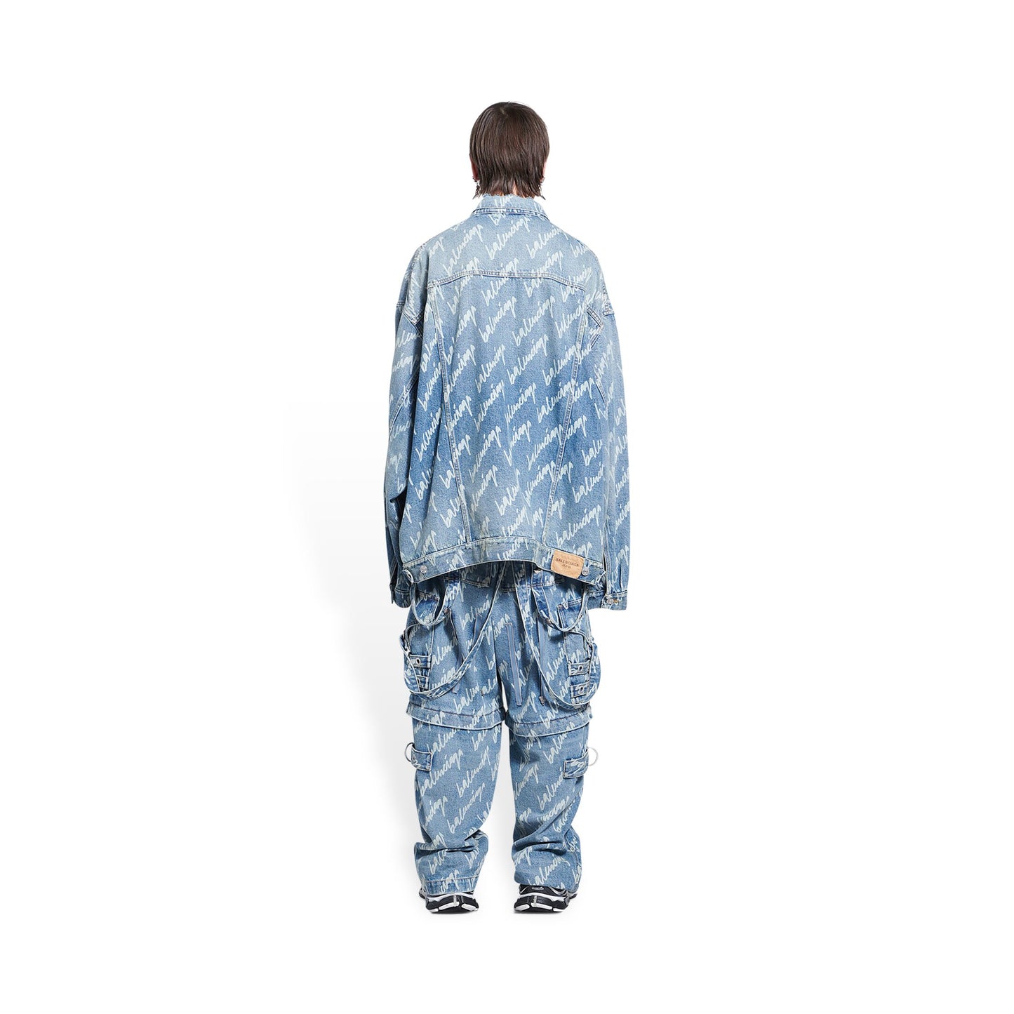 ALLOVER LOGO OVERSIZED JACKET