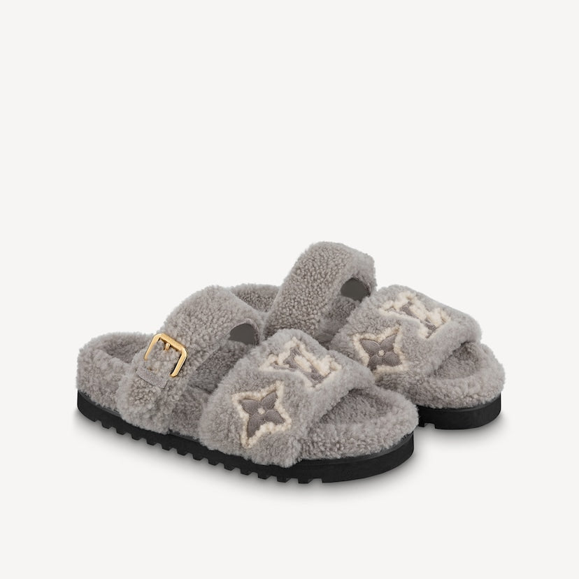 Shop Louis Vuitton Women's Sandals Shearling